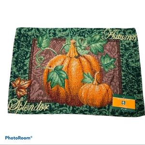 1~Tapestry Pumpkin Placemat 13” x 19”